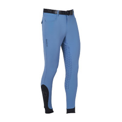 Pantalón ajustado con grip integral para hombre Aria Equestro Mar de Bering Azul