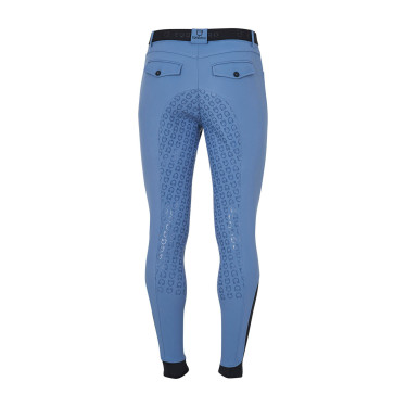 Pantalón ajustado con grip integral para hombre Aria Equestro Mar de Bering Azul