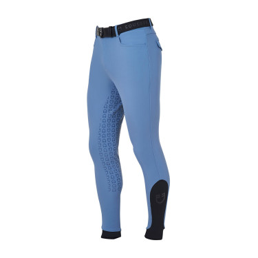 Pantalón ajustado con grip integral para hombre Aria Equestro Mar de Bering Azul