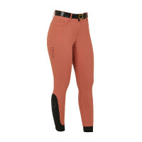 Pantalón de talle alto con grip integral para mujer Equestro Secuoya Marr&amp;amp;amp;oacute;n