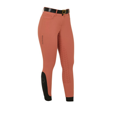 Pantalón de talle alto con grip integral para mujer Equestro Secuoya