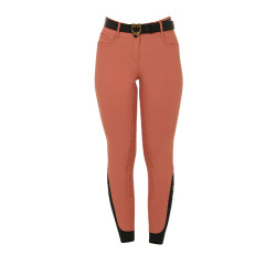 Pantalón de talle alto con grip integral para mujer Equestro Secuoya