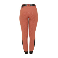 Pantalón de talle alto con grip integral para mujer Equestro Secuoya Marr&amp;amp;amp;oacute;n
