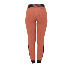 Pantalón de talle alto con grip integral para mujer Equestro Secuoya