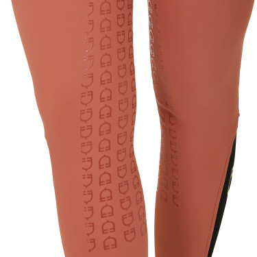 Pantalón de talle alto con grip integral para mujer Equestro Secuoya