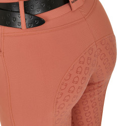 Pantalón de talle alto con grip integral para mujer Equestro Secuoya