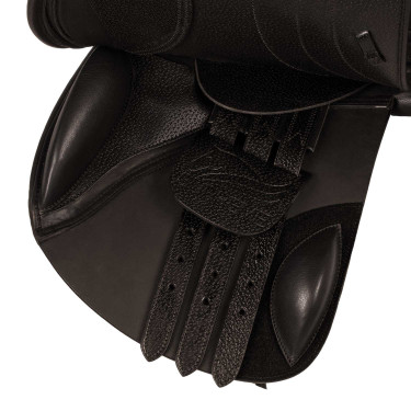 Silla de salto de cuero doble modelo Las Vegas Supreme Marrón oscuro