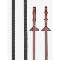 Riendas de goma blanda LeMieux Negro