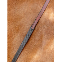 Riendas de goma blanda LeMieux Castaño / plateado