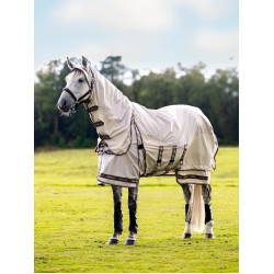 Camisa Kudos LeMieux Shower Pro anti-dermatitis Piedra Gris