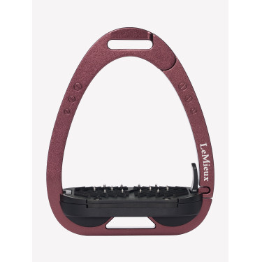 Estribos LeMieux Vector Control Castaño Burdeos