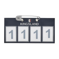 Placa de identificación Kingsland 4 espacios Classic por 2 Marino Azul marino