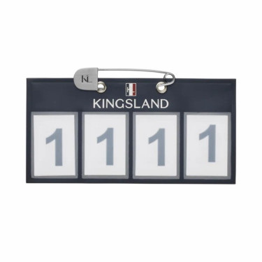 Placa de identificación Kingsland 4 espacios Classic por 2 Marino Azul marino