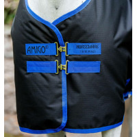 Manta Horseware Amigo Ripstop 900D Potro Turnout 50g Negro / azul clásico
