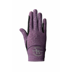 Guantes Horze Fay JR Ciruela negra Violeta Guantes Horze Fay JR Ciruela negra Violeta