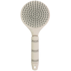 Cepillo para crines Je t'aime Equithème Strass Beige