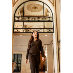 Jogging de punto Harcour Andrea Cacao Marrón