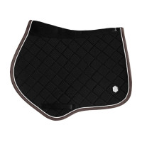 Alfombrilla de silla de montar Mesh terciopelo 3D ProConfort Dynamix Negro / marrón