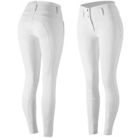 Pantalon silicona antideslizante Horze Daniela mujer Blanco Pantalon silicona antideslizante Horze Daniela mujer Blanco