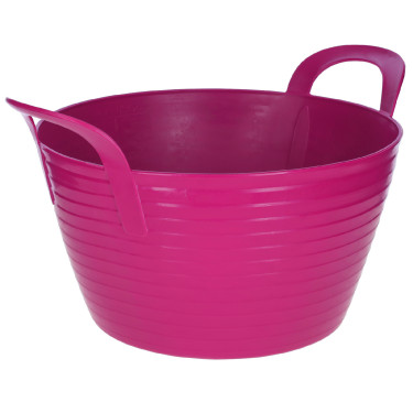 Cubo flexible Kerbl Rosa