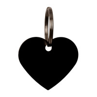 Medalla para Grabar en Forma de Corazón Grooming Deluxe by Kentucky Negro