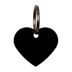 Medalla para Grabar en Forma de Corazón Grooming Deluxe by Kentucky Negro