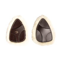 Acolchado de Protección en Borreguillo Sintético para Pechopetral de 5 puntos Dy'on Castaño Marrón