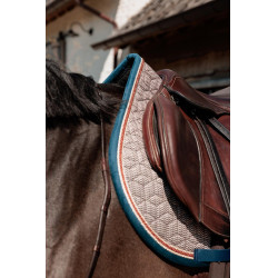 Manta de montar Kentucky Pata de Gallo Burdeos