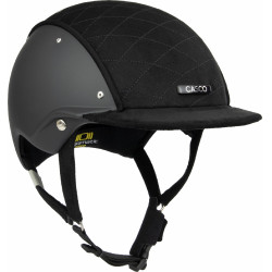 Casco Casco Apart Embellis icónico negro acolchado en el centro Casco Casco Apart Embellis icónico negro acolchado en el centro