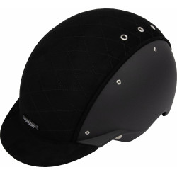 Casco Casco Apart Embellis icónico negro acolchado en el centro Casco Casco Apart Embellis icónico negro acolchado en el centro