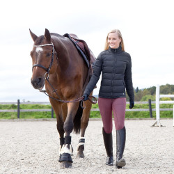 Chaqueta acolchada ligera mujer Horze Alicia Azul marino Chaqueta acolchada ligera mujer Horze Alicia Azul marino