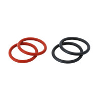 Anillo de goma Stübben 2122 Bucephalus por 2 Negro / rojo