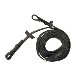 Riendas de goma Stübben Slimline con gancho 18mm