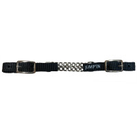 Gourmette Jump'In doble ajustable con hebillas de nailon Negro