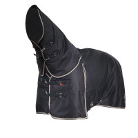 Manta de exterior con cubrecuello amovible B Vertigo Georgina Azul marino