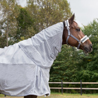 Manta impermeable antimoscas Horze Nevada Gris brillante Manta impermeable antimoscas Horze Nevada Gris brillante