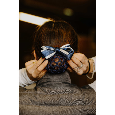 Red para el cabello Equithème Duo Azúl marino / blanco