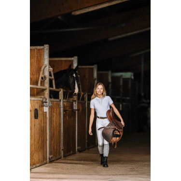 Polo EQUITHÈME 'Elodia' Blanco