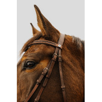 Cabezada de montar NORTON CLUB Strass V Havana Marrón