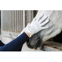 Guantes Te quiero Equithème Strass Blanco