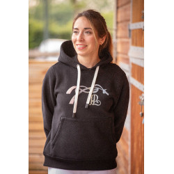 Sudadera PENELOPE - Divertida Negro Sudadera PENELOPE - Divertida Negro