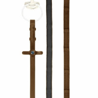 Riendas NT Extra Grip Stübben interior engomado Hunter Ébano plata Riendas NT Extra Grip Stübben interior engomado Hunter Ébano plata