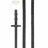 Riendas NT Extra Grip Stübben interior engomado Hunter Negro plata