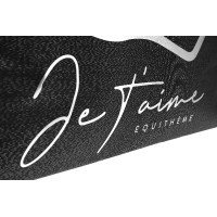 Bolsa para manta Je t'aime Equithème Negro Bolsa para manta Je t'aime Equithème Negro