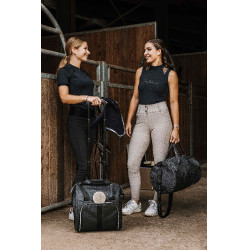Bolso de bolos Je t'aime Equithème Negro