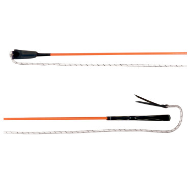 Fusta de doma natural Whip & Go Naranja Fusta de doma natural Whip & Go Naranja