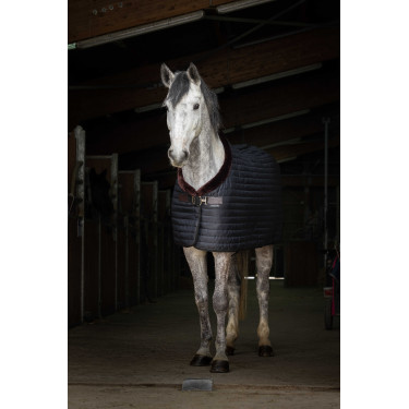 Manda de cuadra Equithème Teddy, forrada de borreguito sintético Negro / marrón Manda de cuadra Equithème Teddy, forrada de borreguito sintético Negro / marrón