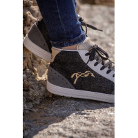 Zapatillas Jupiter High Top Pénélope Negro / Gris Zapatillas Jupiter High Top Pénélope Negro / Gris