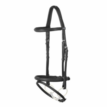 Bridon 2330 Island Stübben muserolle allemande Negro / negro