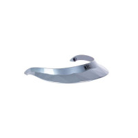 Visera para casco Naca Gris grafito brillante / negro
